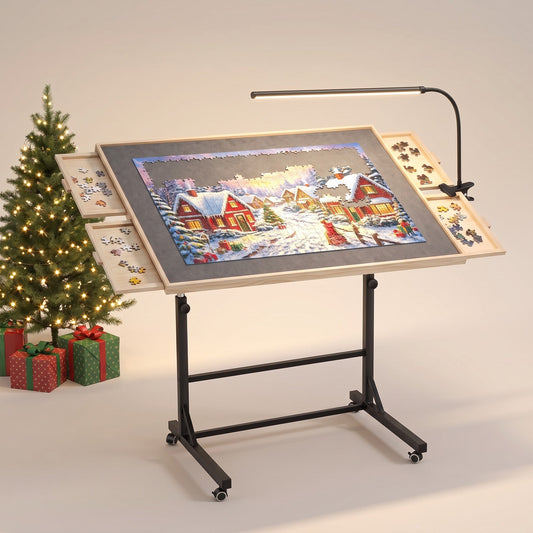 Rolling Puzzle Table