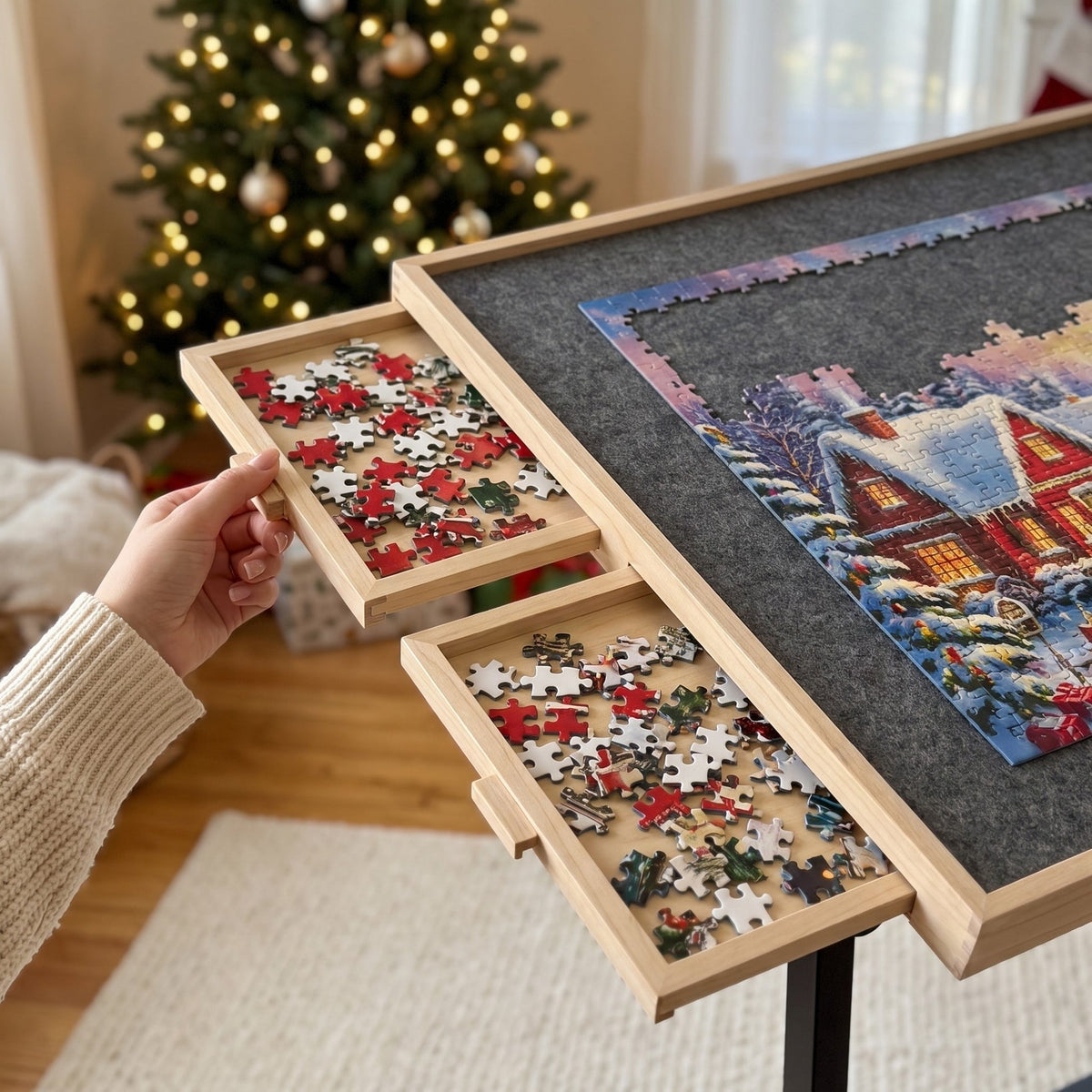 Rolling Puzzle Table